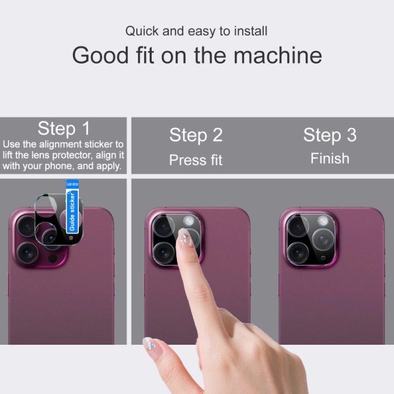 Ochraniacz Obiektywu Ze Szkła Hartowanego Do Oppo Reno 14 Pro 5g (wersja CZarna) Imak