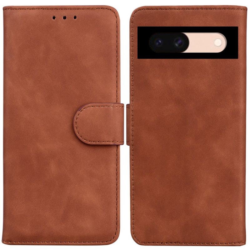 Skórzany Futerał Google Pixel 8a Etui Na Telefon Efekt Zamszu