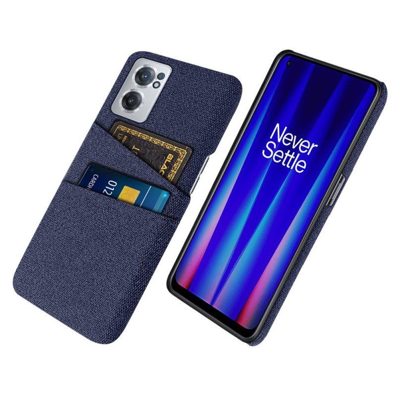 Etui do OnePlus Nord CE 2 5G Tkany Uchwyt Na Karty