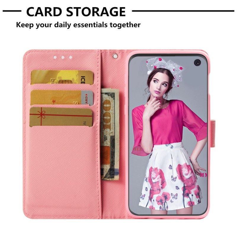 Etui Folio Samsung Galaxy S10e Lot Motyli Etui Ochronne