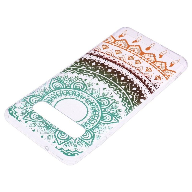 Etui Samsung Galaxy S10e Przezroczysta Kolorowa Mandala Etui Ochronne