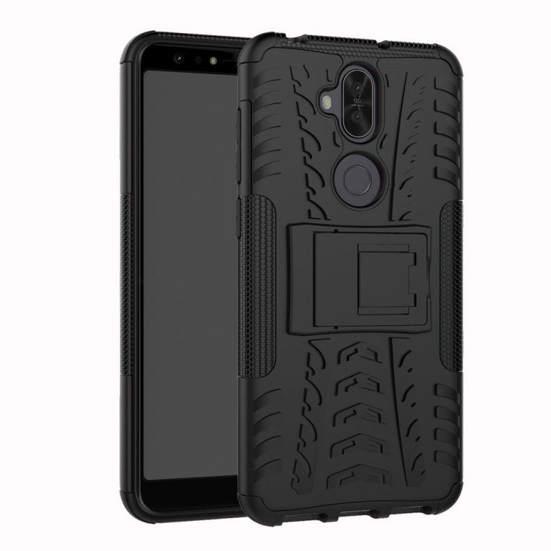 Etui Asus ZenFone 5 Lite Biały Czarny Ultra Odporny Etui Ochronne
