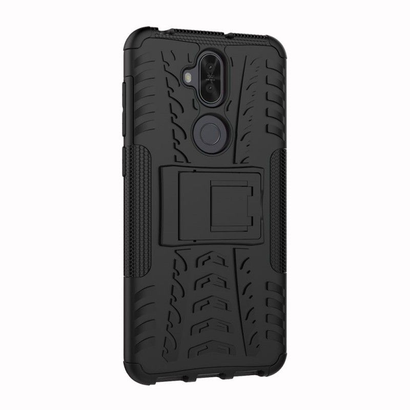 Etui Asus ZenFone 5 Lite Biały Czarny Ultra Odporny Etui Ochronne