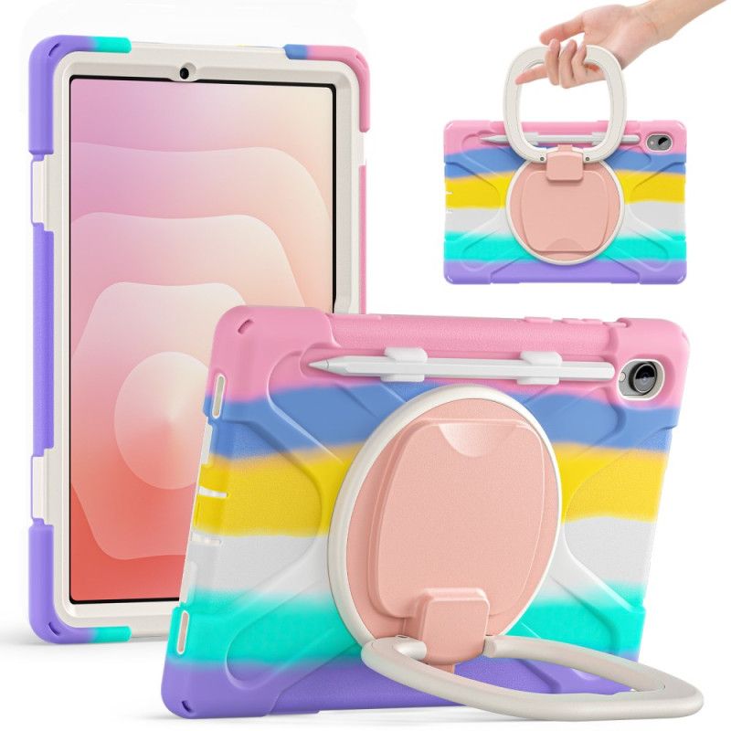 Etui Do Samsung Galaxy Tab S11 Potrójna Ochrona Z Uchwytem Na Pierścionek