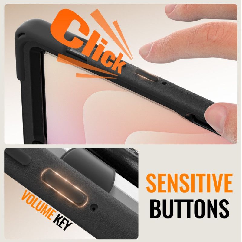 Etui Do Samsung Galaxy Tab S11 Potrójna Ochrona Z Uchwytem Na Pierścionek