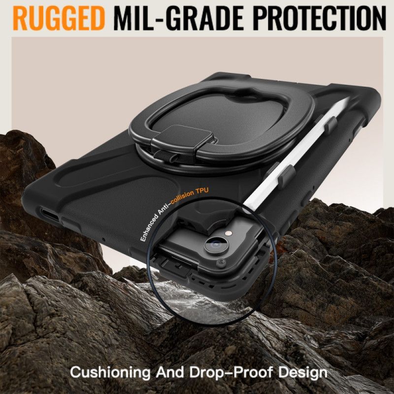 Etui Do Samsung Galaxy Tab S11 Potrójna Ochrona Z Uchwytem Na Pierścionek