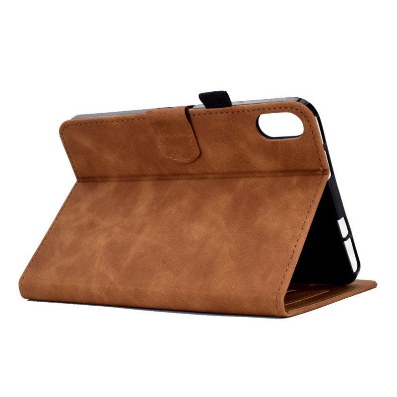 Etui Folio Do Samsung Galaxy Tab S11 Efekt Zamszowego Kwiatu I Motyla