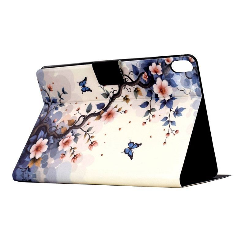 Etui Folio Do Samsung Galaxy Tab S11 Kwiaty I Motyle