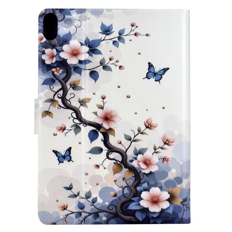 Etui Folio Do Samsung Galaxy Tab S11 Kwiaty I Motyle