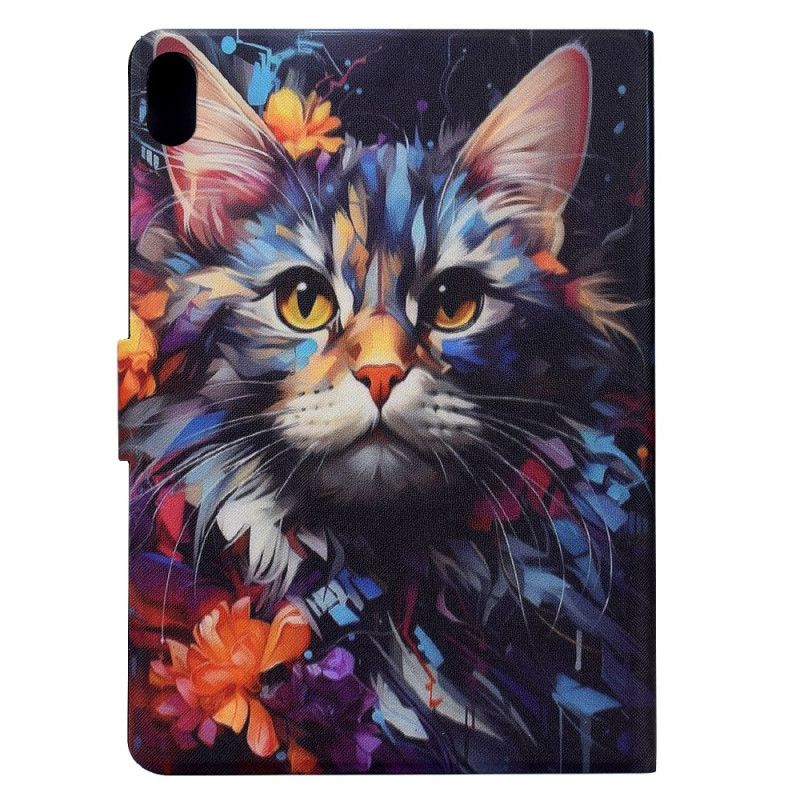 Etui Folio Samsung Galaxy Tab S11 Artystyczny Kot