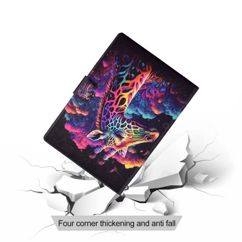 Etui Folio Samsung Galaxy Tab S11 Kolorowa Żyrafa