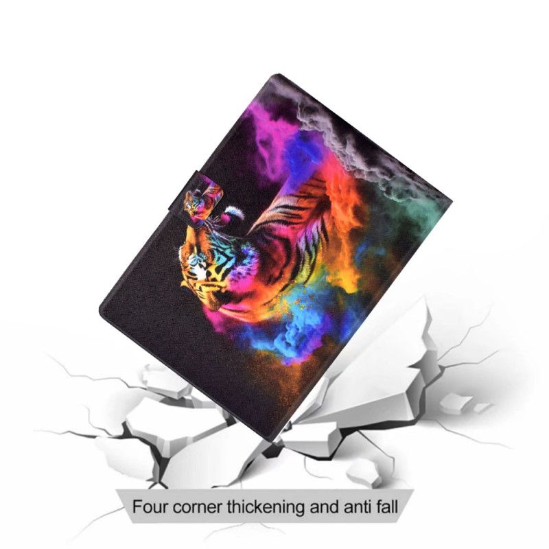 Etui Folio Samsung Galaxy Tab S11 Kolorowy Tygrys Etui Ochronne