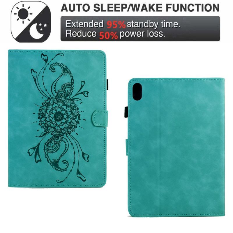 Etui Folio Samsung Galaxy Tab S11 Mandala Z Efektem Zamszu