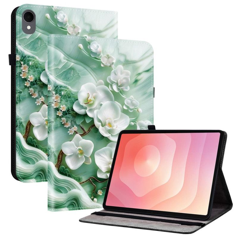 Etui Samsung Galaxy Tab S11 Kwiaty Jadeitu Etui Ochronne