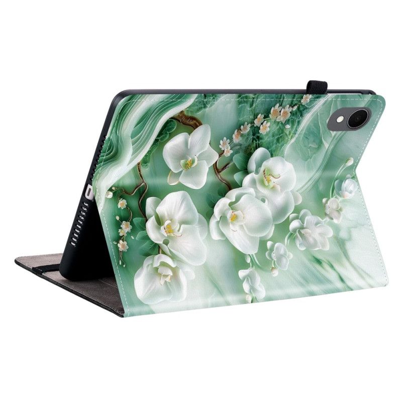 Etui Samsung Galaxy Tab S11 Kwiaty Jadeitu Etui Ochronne