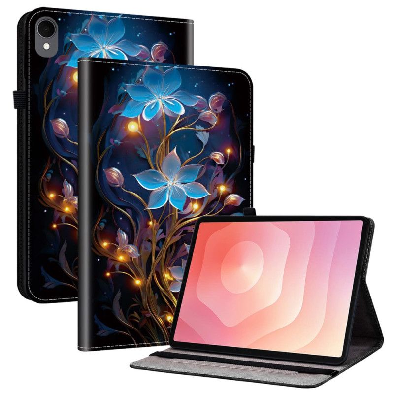 Etui Samsung Galaxy Tab S11 Niebieskie Kwiaty Etui Ochronne