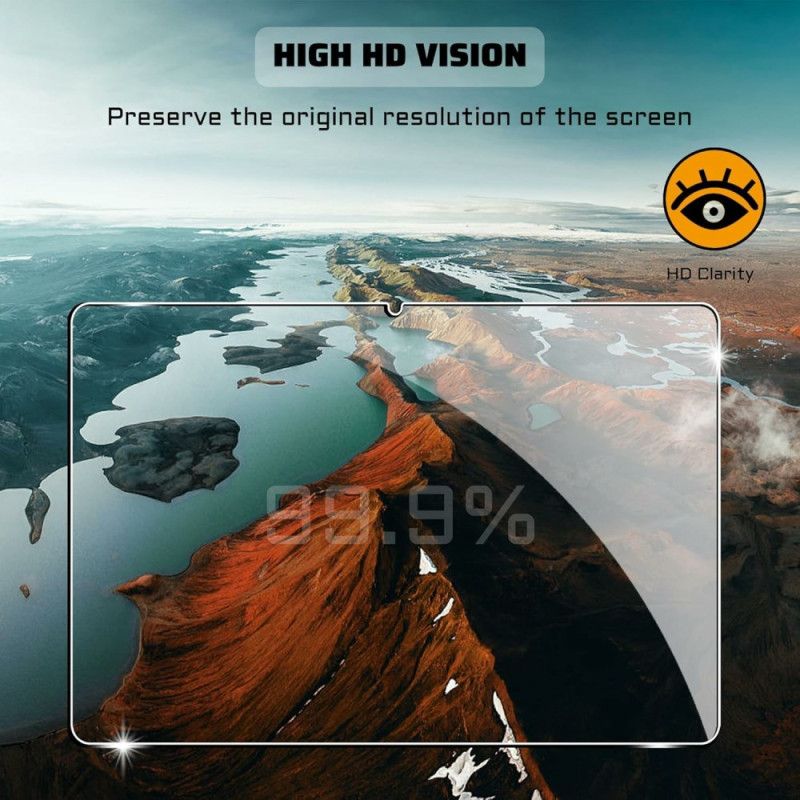 Etui Samsung Galaxy Tab S11 Przezroczysty Z Hartowanym Szkłem Ochronnym Na Ekran