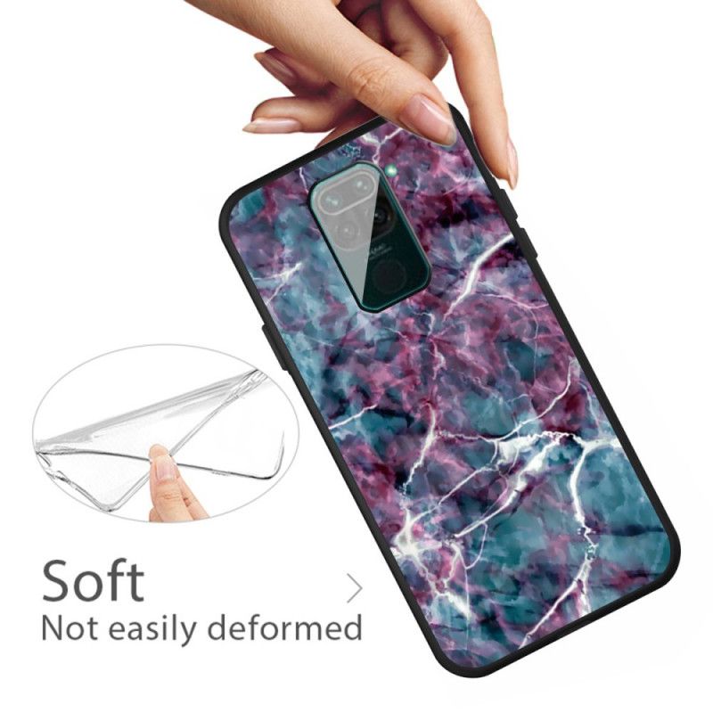 Etui Xiaomi Redmi Note 9 Fioletowy Marmur Etui Ochronne