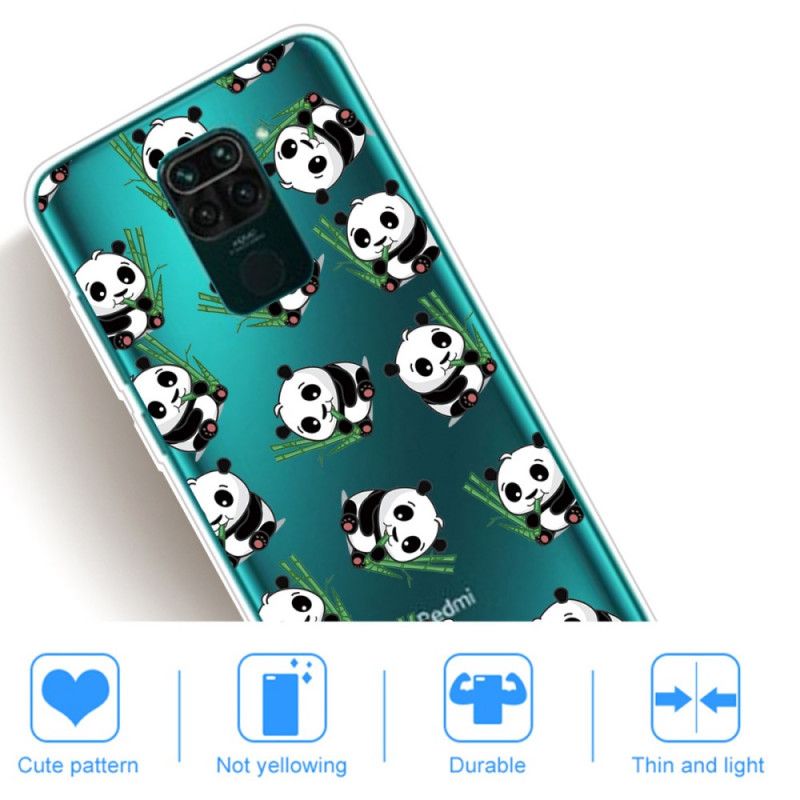 Etui Xiaomi Redmi Note 9 Małe Pandy Etui Ochronne