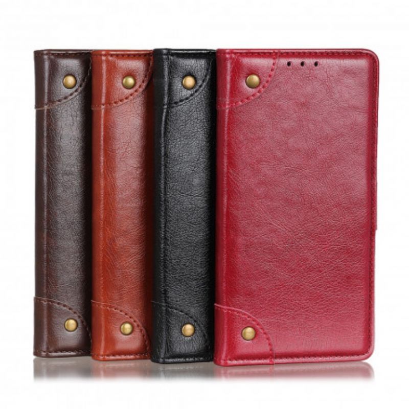 Etui Folio Xiaomi Mi 11 Lite 5g Ne / Mi 11 Lite 4g / 5g Style Skóra Nappa Etui Ochronne