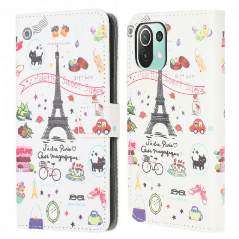 Obudowa Xiaomi Mi 11 Lite 5g Ne / Mi 11 Lite 4g / 5g Etui Na Telefon Kocham Paryż