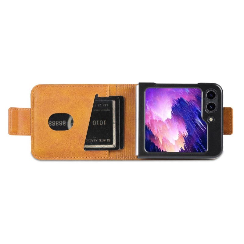 Case Samsung Galaxy Z Flip 5 Etui Na Telefon Efekt Skóry Azns
