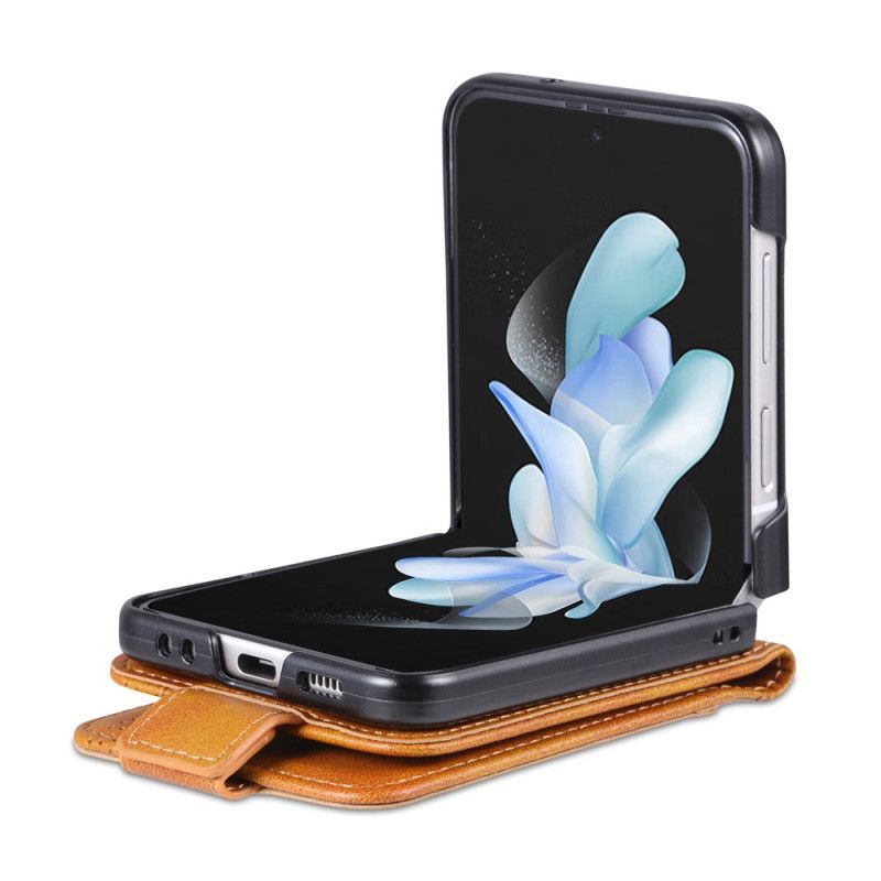 Case Samsung Galaxy Z Flip 5 Etui Na Telefon Efekt Skóry Azns