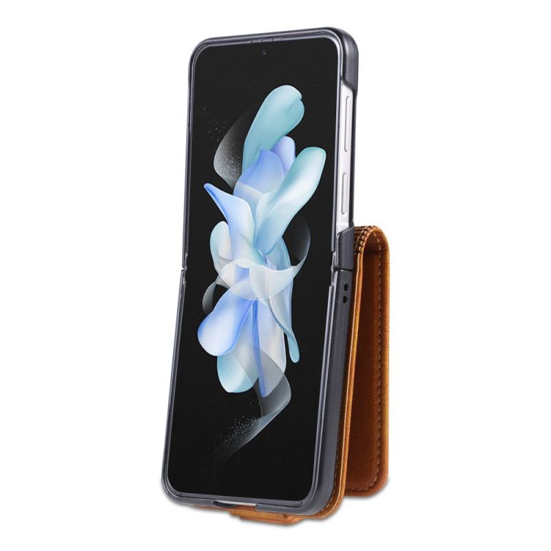 Case Samsung Galaxy Z Flip 5 Etui Na Telefon Efekt Skóry Azns
