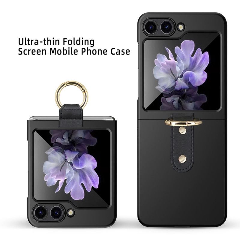Etui Do Samsung Galaxy Z Flip 5 Metalowy Pierścień