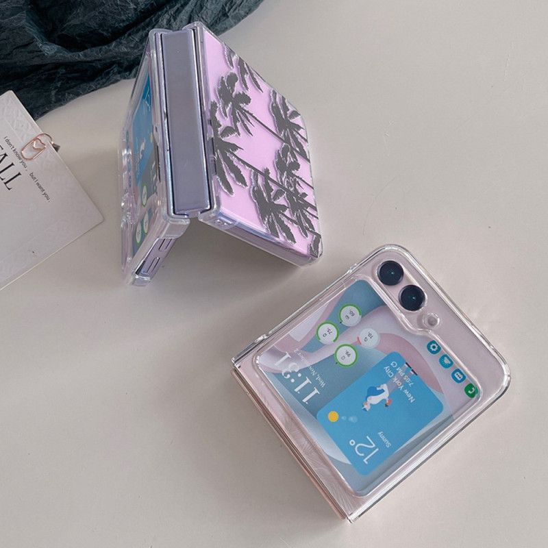 Etui Do Samsung Galaxy Z Flip 5 Przezroczyste Palmy