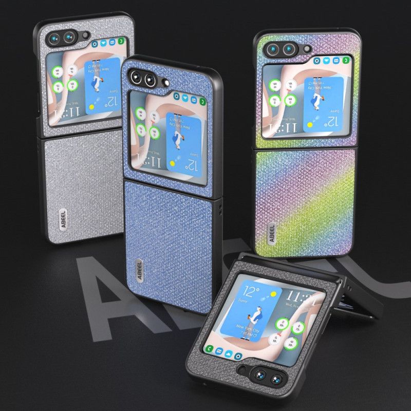 Etui Do Samsung Galaxy Z Flip 5 Sztuczna Skóra Abeel