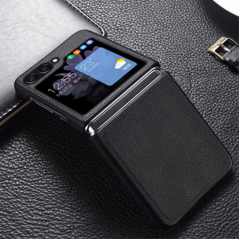 Etui Samsung Galaxy Z Flip 5 Efekt Delikatnej Skóry