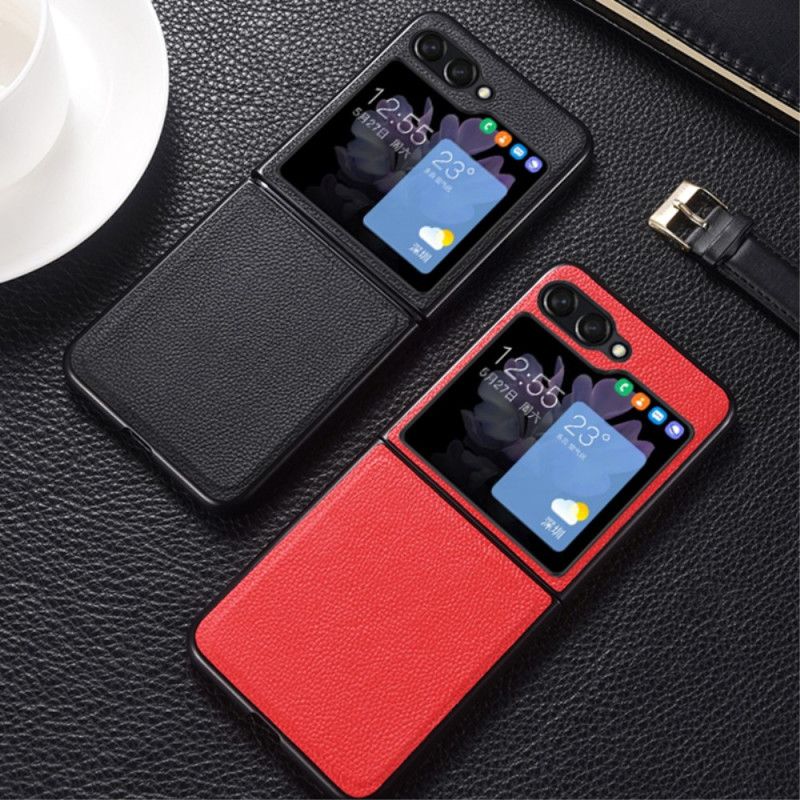 Etui Samsung Galaxy Z Flip 5 Efekt Delikatnej Skóry