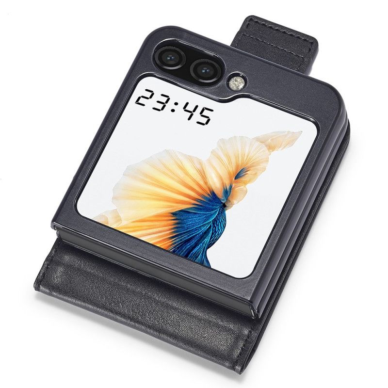 Etui Samsung Galaxy Z Flip 5 Etui Na Telefon Stylowa Skóra Rfid Lc.imeeke