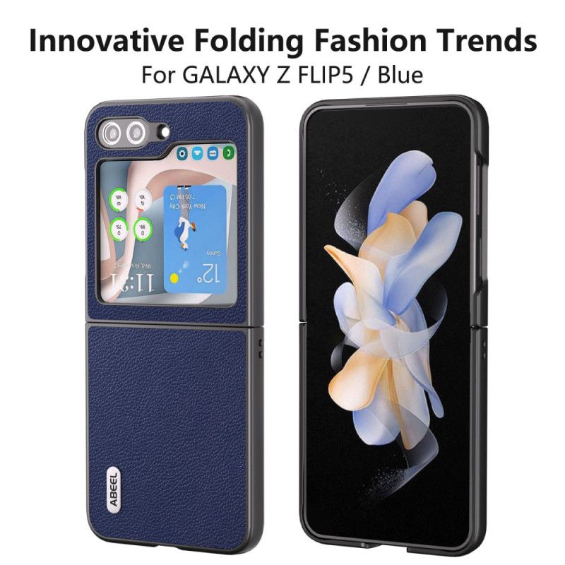 Etui Samsung Galaxy Z Flip 5 Skórzany Styl Abeel Etui Ochronne