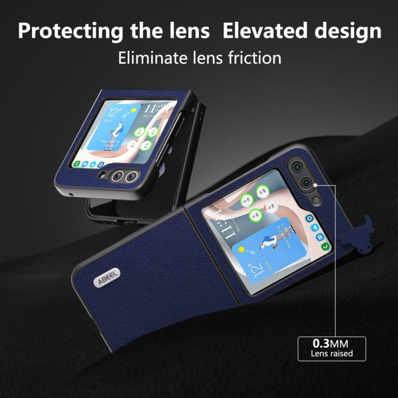 Etui Samsung Galaxy Z Flip 5 Skórzany Styl Abeel Etui Ochronne