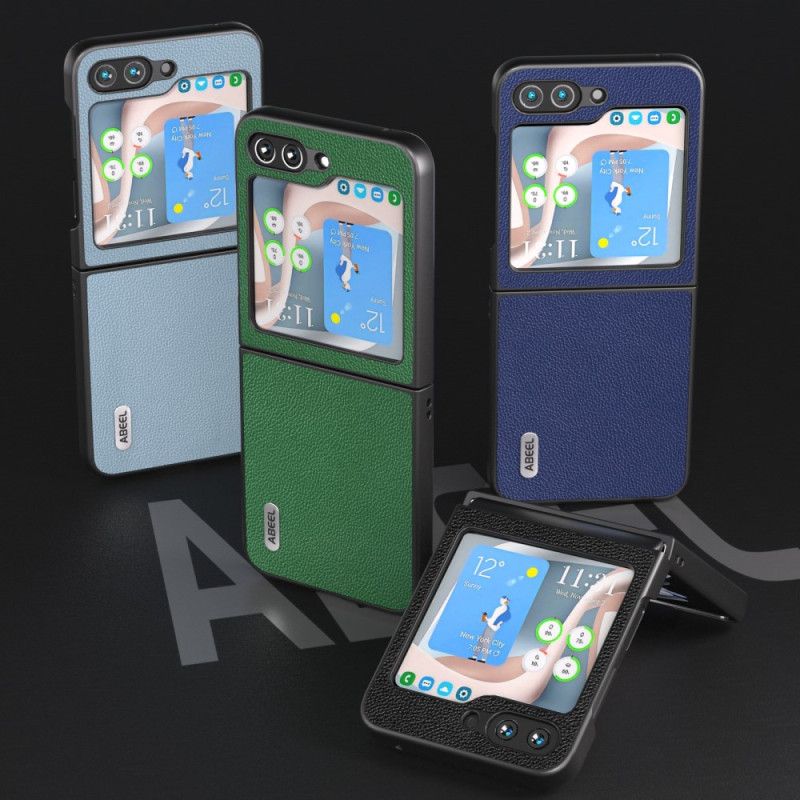 Etui Samsung Galaxy Z Flip 5 Skórzany Styl Abeel Etui Ochronne