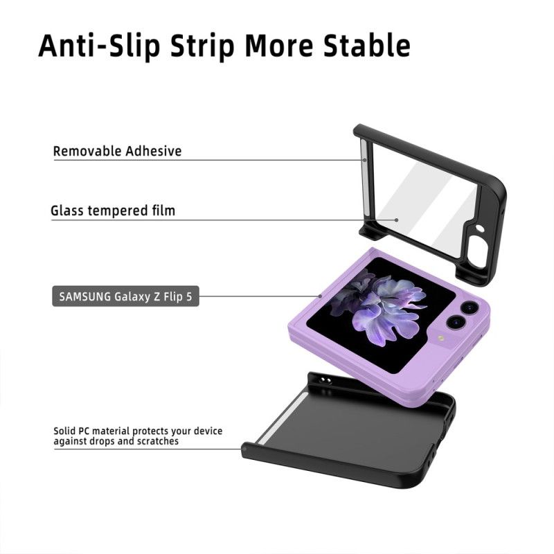 Etui Samsung Galaxy Z Flip 5 Sztywny Klasyczny Etui Ochronne