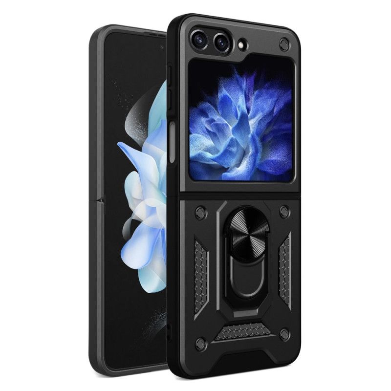 Etui Samsung Galaxy Z Flip 5 Sztywny Z Pierścieniem Podporowym