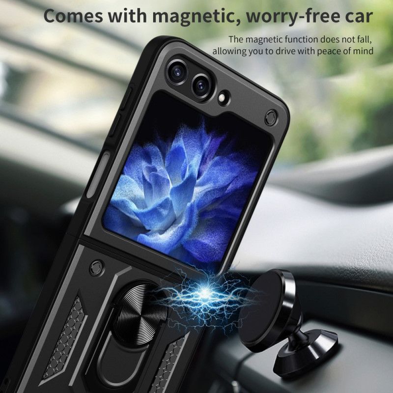 Etui Samsung Galaxy Z Flip 5 Sztywny Z Pierścieniem Podporowym
