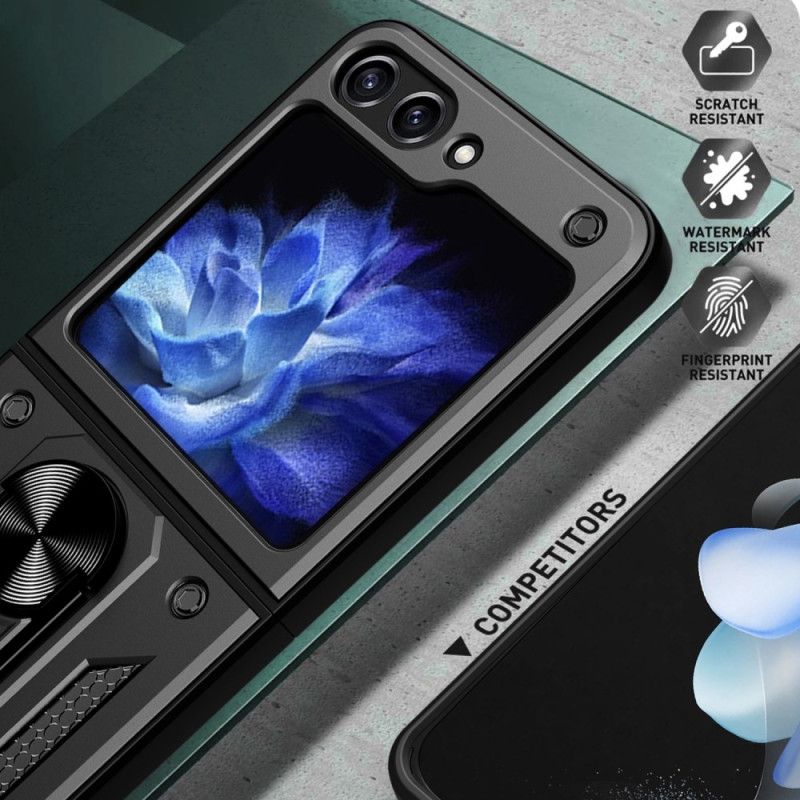 Etui Samsung Galaxy Z Flip 5 Sztywny Z Pierścieniem Podporowym