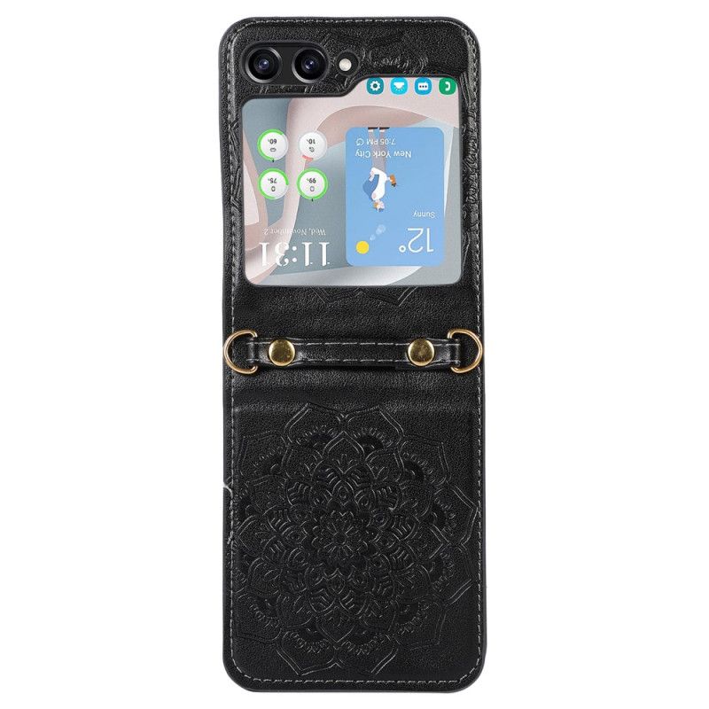 Futerały Samsung Galaxy Z Flip 5 Etui Na Telefon Mandala Z Paskiem Na Ramię