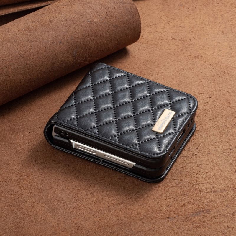 Futerały Samsung Galaxy Z Flip 5 Etui Na Telefon Pikowany Styl Binfen Kolor