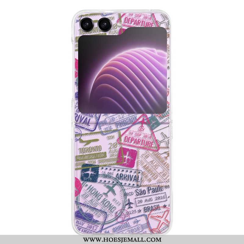 Futerały Samsung Galaxy Z Flip 5 Etui Na Telefon Przejrzysta Podróż