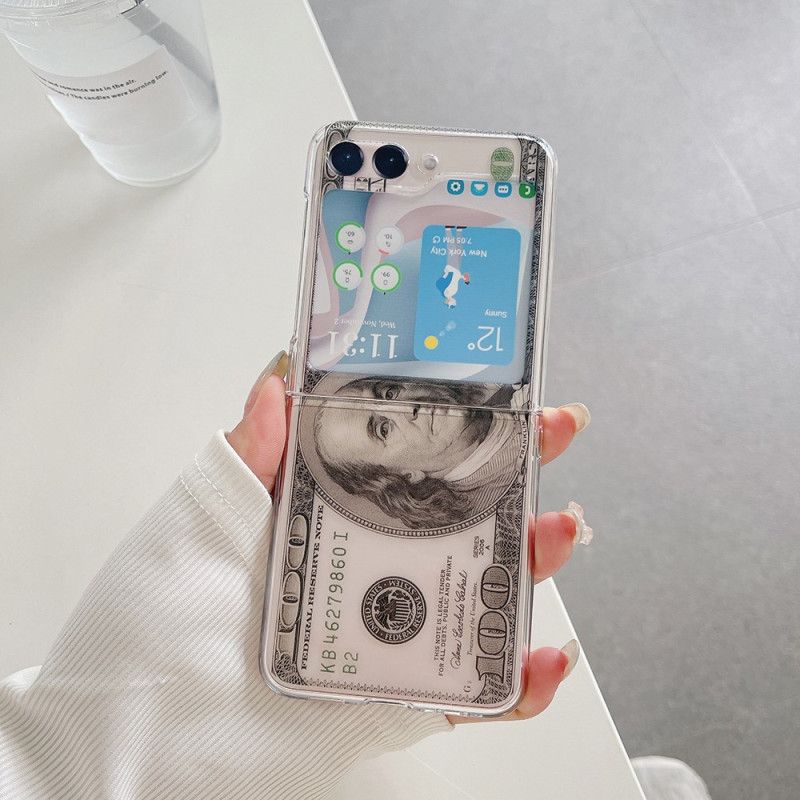 Futerały Samsung Galaxy Z Flip 5 Etui Na Telefon Przejrzyste Pieniądze Pieniądze