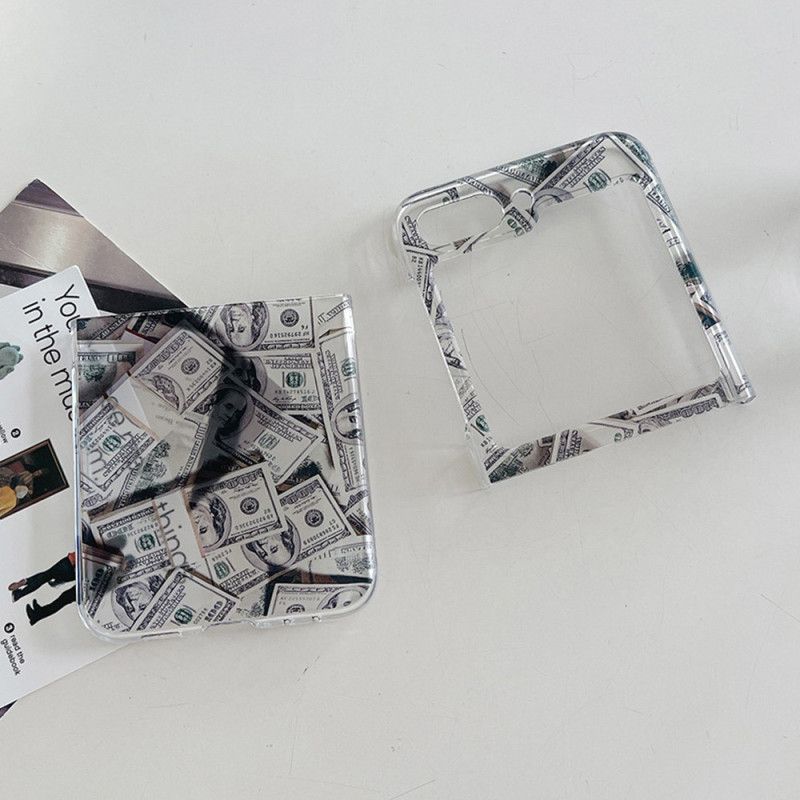 Futerały Samsung Galaxy Z Flip 5 Etui Na Telefon Przejrzyste Pieniądze Pieniądze