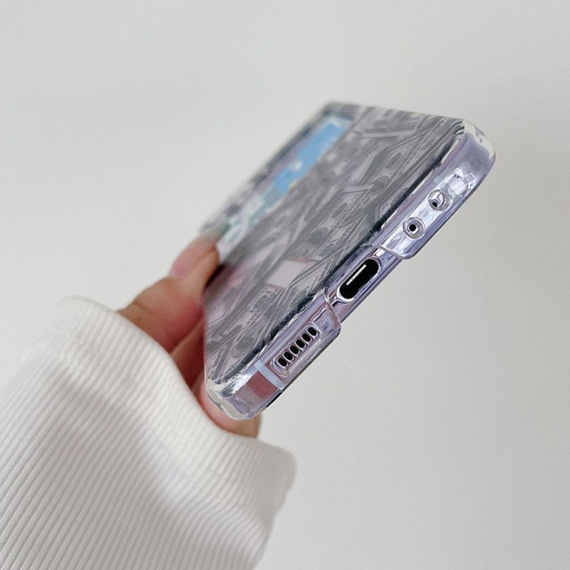 Futerały Samsung Galaxy Z Flip 5 Etui Na Telefon Przejrzyste Pieniądze Pieniądze