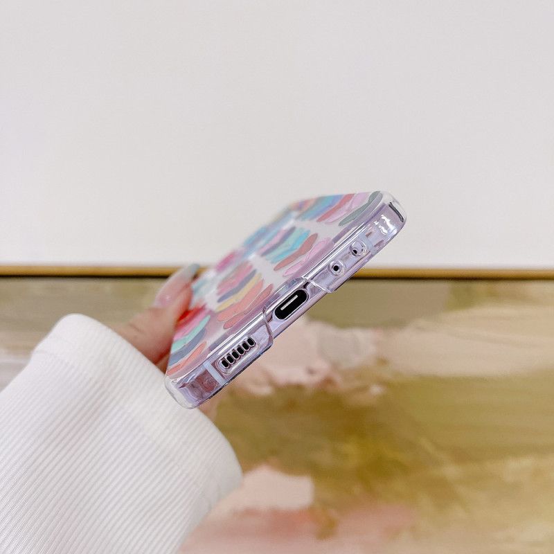 Futerały Samsung Galaxy Z Flip 5 Etui Na Telefon Przezroczyste Serca