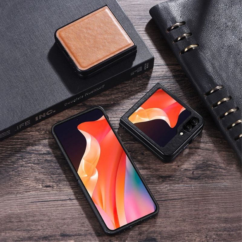 Futerały Samsung Galaxy Z Flip 5 Etui Na Telefon Styl Skórzany