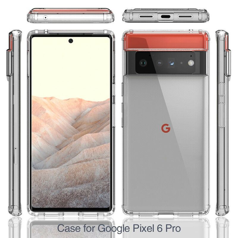 Futerały Google Pixel 6 Pro Etui Na Telefon Przezroczysty Uchwyt Na Karty